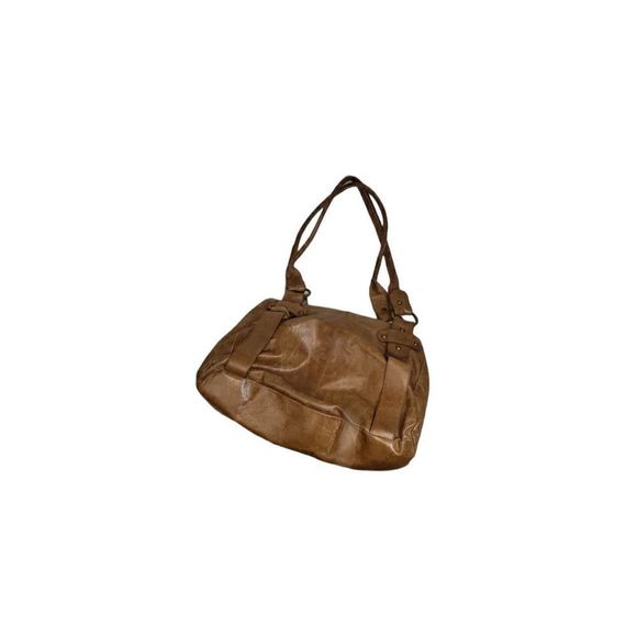 TOSCANI Brown Leather Shoulder Bag - Picture 4 of 7